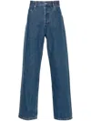 Apc A.p.c. Relaxed Jeans In Blue