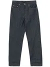 Apc A.p.c. Mens Martin Stonewashed Black Denim Jeans In Blue