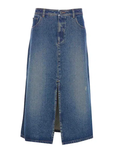 Apc Falda Semilarga - Azul In Blue