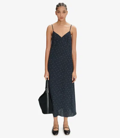 Apc Faustine Dress 40 Dark Navy Blue