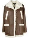 Apc A.p.c. Manteau Clara Clothing In Brown