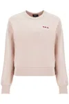 Apc A.p.c. Logo Flocked Boxy Fit Sweatshirt
