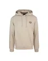 Apc A.p.c. Logo Embroidered Drawstring Hoodie In Tbl