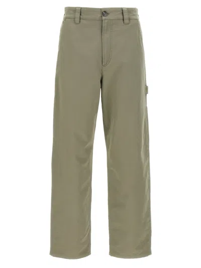 Apc A.p.c. Fergus Straight Leg Pants In Green