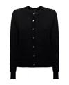 Apc Fine-knit Long-sleeve Cardigan In Black