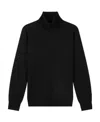 Apc Fine-knit Roll-neck Jumper In Black