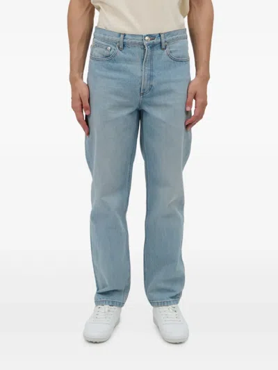 Apc Five-pocket Jeans In Blue