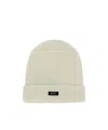 Apc Textured Fall Beanie With Brim In Nude