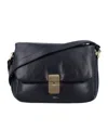 Apc Flap Shoulder Bag In Black