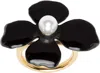 Apc Fleur Ring In Black