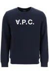 Apc V.p.c. Logo-print Organic-cotton T-shirt In Blu
