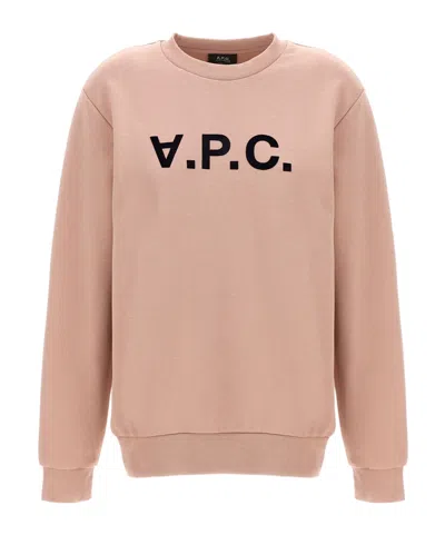 APC A.P.C. LOGO PRINTED CREWNECK SWEATSHIRT