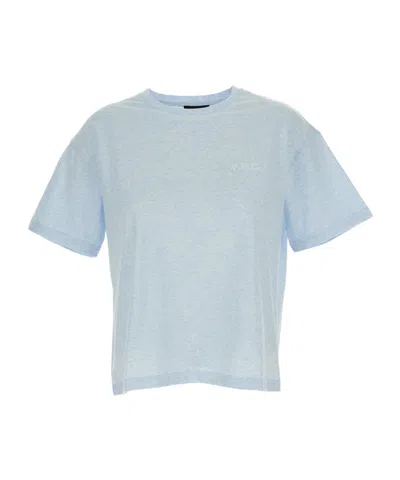 APC A.P.C. LOGO DETAILED CREWNECK T-SHIRT