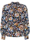 Apc Pattern Blouse In 蓝色