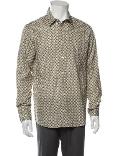 Pre-owned Apc Floral Print Long Sleeve Shirt W/ Tags In Neutral