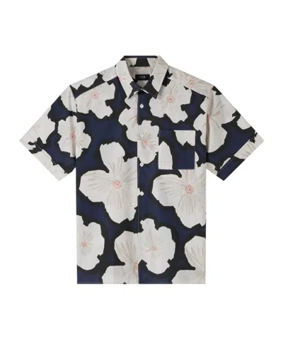 Apc A.p.c. Shirts In Dark Navy