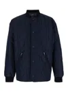 Apc 'florent' Blue Jacket With Snap Buttons In Blu