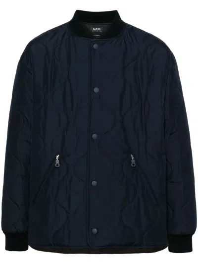 APC FLORENT QUILTED BOMBER JACKET