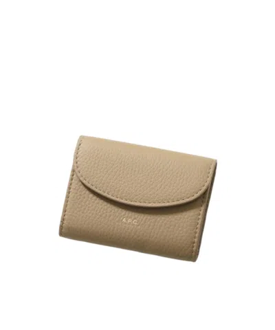 Apc Foldable Wallet In Brown