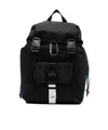 A.p.c. Foldover Top Backpack In Black