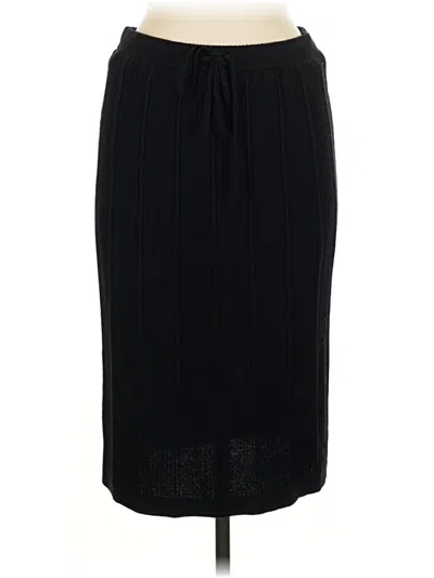 Pre-owned Apc Formal Skirt In Black