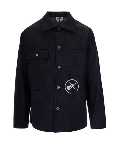 A.p.c. Frgmt Jacket In Black