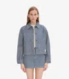 Apc A.p.c. "frida" Jacket In Tic - Blue/white