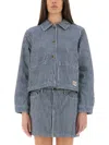 Apc Jacke A. P.c. Damen Farbe Blau In Grey