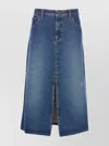 Apc 'georgia Denim Midi Skirt In