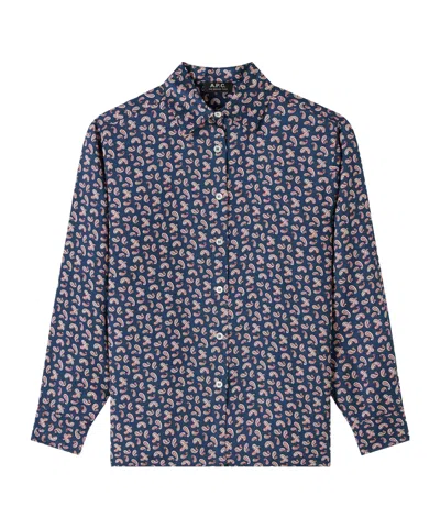 Apc Gabrielle Shirt In Blue