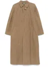 Apc Long-sleeved Coat In Neutrals