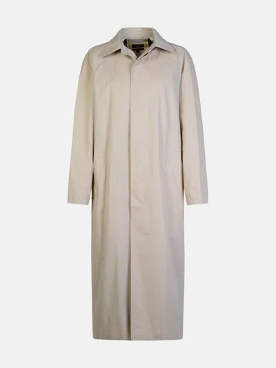 Apc 'gaia' Ivory Cotton Trench Coat
