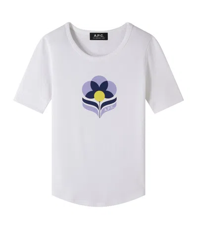 Apc Gardãnia T-shirt In White