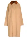 Apc Gaspard Coats Beige