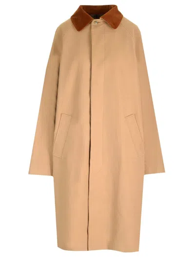 Apc Gaspard Coats Beige