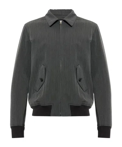 A.p.c. Gaspard Zip-up Jacket In Gray