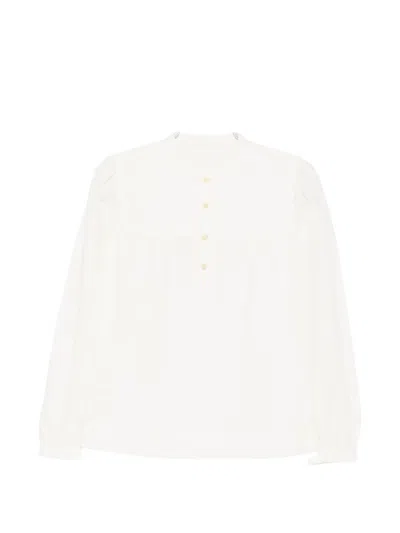 Apc A. P.c. Gathered-yoke Blouse In White