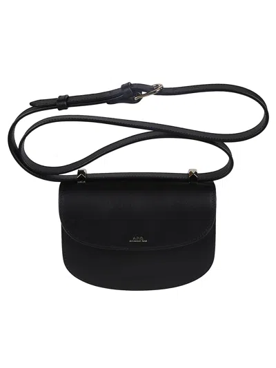 Apc Geneva Mini Shoulder Bag In Noir