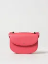 Apc A.p.c. Genève Leather Bag In Fuchsia