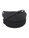 Apc Elegant Saffiano Leather Mini Handbag 18x25x8.5 Cm In Black