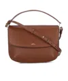 Apc Sarah Shouder Bag In Brown