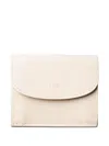 Apc Geneve Tri-fold Wallet In Neutral