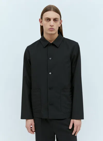 Apc Georges Wool Jacket In Black