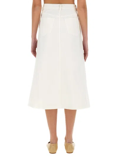 APC A.P.C. GEORGIA DENIM MIDI SKIRT