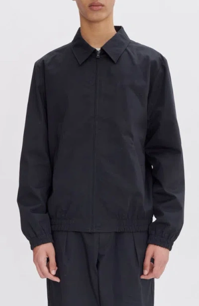 Apc A.p.c. Gilbert Cotton Blouson Jacket In Blue
