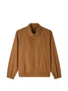 GILBERT LOGO-EMBROIDERED ZIP-UP JACKET