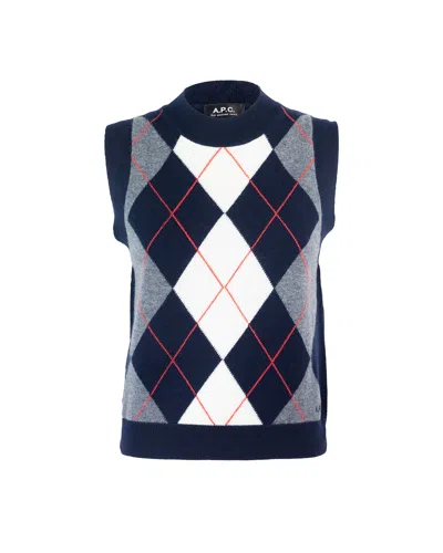 APC PIA DARK NAVY VEST