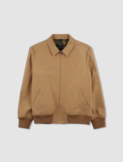 Apc Gilles Jacket In Beige