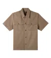 Apc Gilles Short-sleeved Shirt In Grey