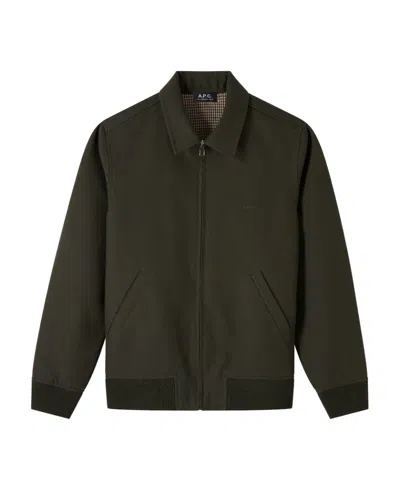 Apc Gilles Zip-front Jacket In Black